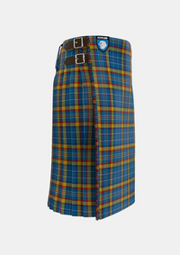 Traditional_Healy_Tartan_kilt_6236_right_image_with_pleated_design_and_adjustable_buckles_for_men