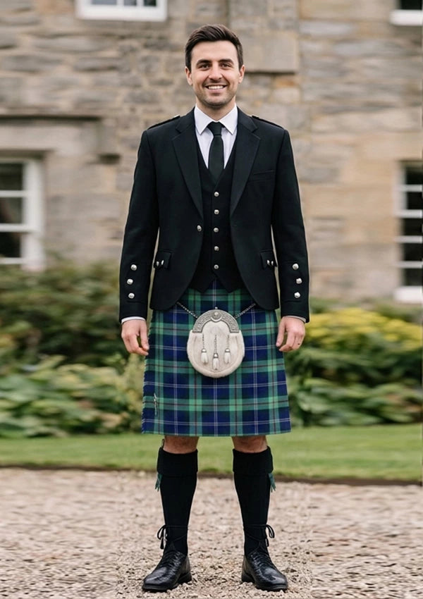 Traditional_Help_for_Heroes_tartan_10561_Kilt_and_Argyle_Jacket_Kilt_Outfit_front_image