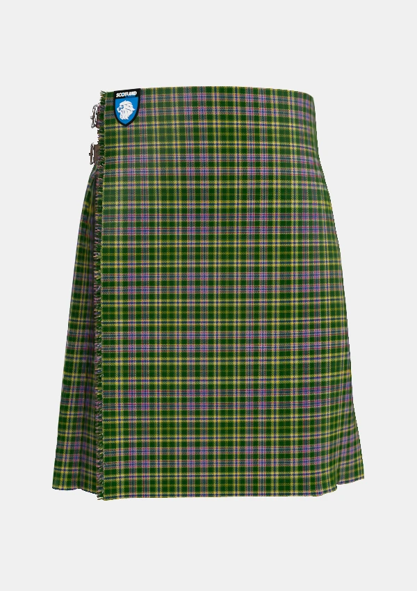 Traditional_Henry_Tartan_kilt_11437_front_image_with_pleated_design_and_adjustable_buckles_for_men
