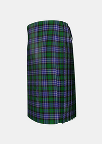 Traditional_Herd_Tartan_kilt_left_image_with_pleated_design_and_adjustable_buckles_for_men