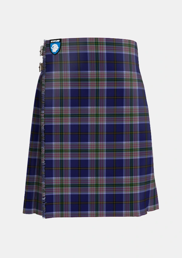 Traditional_Heston_Tartan_4221_kilt_front_image_with_pleated_design_and_adjustable_buckles_for_men