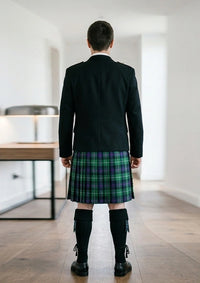 Traditional_Hibs_tartan_Kilt_and_Argyle_Jacket_Kilt_Outfit_back_image