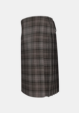 Traditional_Highland_Granite_tartan_left_image_with_pleated_design_and_adjustable_buckles_for_men
