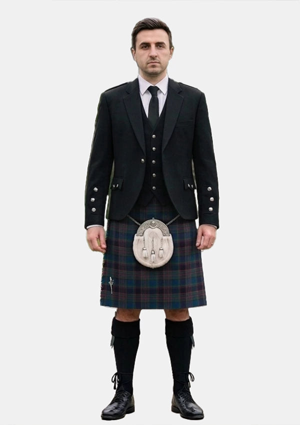 Traditional_Highland_Mist_Tartan_4585_Kilt_and_Argyle_Jacket_Kilt_Outfits_front_image