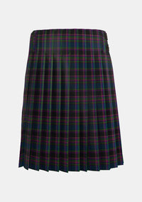 Traditional_Highland_Mist_Tartan_kilt_4585_back_image_with_pleated_design_and_adjustable_buckles_for_men