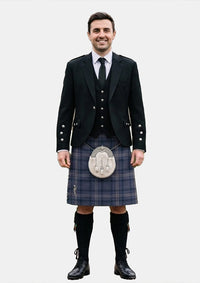 Traditional_Highland_Sky_tartan_6825_Kilt_and_Argyle_Jacket_Kilt_Outfits_front_image