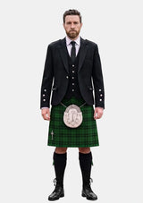 Traditional_Hislop_Hunting_Tartan_3847_Kilt_and_Argyle_Jacket_Kilt_Outfits_front_image