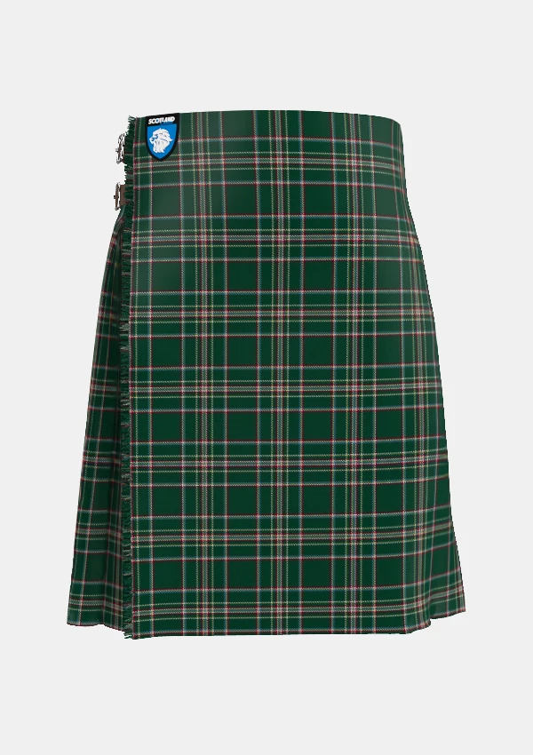 Traditional_Hogan_Tartan_kilt_front_image_with_pleated_design_and_adjustable_buckles_for_men