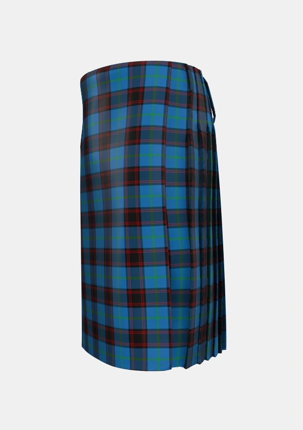 Traditional_Home_Clans_Originaux_Tartan_128_kilt_left_image_with_pleated_design_and_adjustable_buckles_for_men