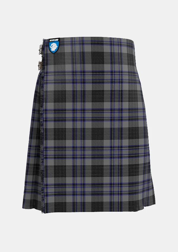 Traditional_Hood_Tartan_kilt_6480_front_image_with_pleated_design_and_adjustable_buckles_for_men