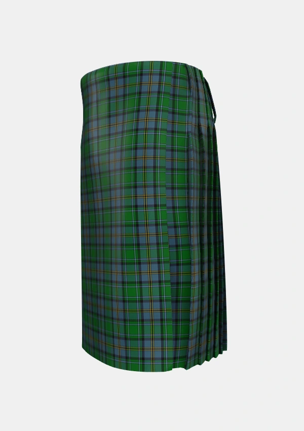 Traditional_Hope_Vere_Lochcarron_Tartan_7736_kilt_left_image_with_pleated_design_and_adjustable_buckles_for_men