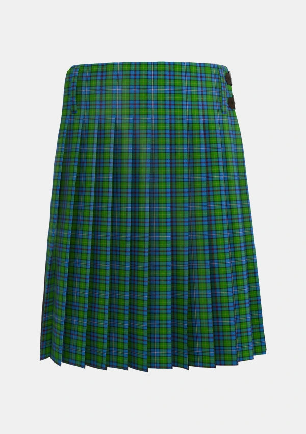 Traditional_Hosey_Tartan_7040_kilt_back_image_with_pleated_design_and_adjustable_buckles_for_men