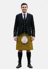 Traditional_Houston_tartan_6043_Kilt_and_Argyle_Jacket_Kilt_Outfits_front_image