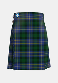 Traditional_Hughes_tartan_2599_front_image_with_pleated_design_and_adjustable_buckles_for_men