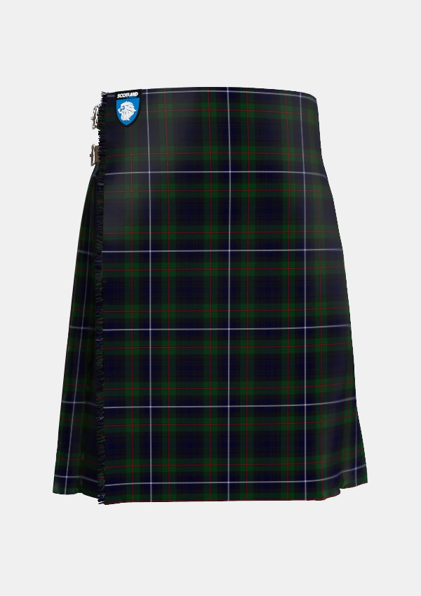 Traditional_Humphries_Personal_Tartan_5225_kilt_front_image_with_pleated_design_and_adjustable_buckles_for_men