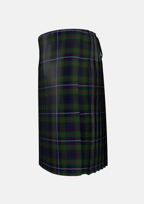 Traditional_Humphries_Personal_Tartan_5225_kilt_left_image_with_pleated_design_and_adjustable_buckles_for_men