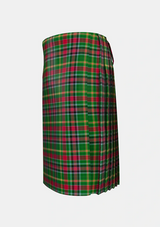 Traditional_Hunter_Wilsons_Tartan_1866_kilt_left_image_with_pleated_design_and_adjustable_buckles_for_men