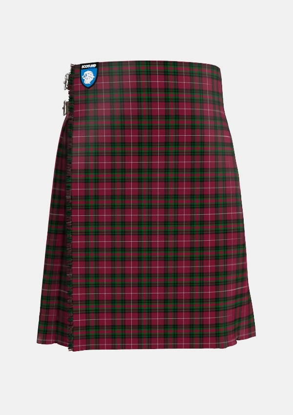 Traditional_Hunter_of_Bute_Personal_Tartan_6671_kilt_front_image_with_pleated_design_and_adjustable_buckles_for_men