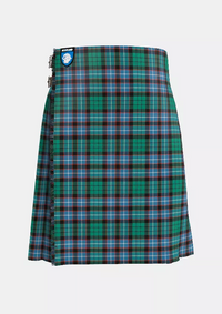 Traditional_Hunter_of_Peebleshire_tartan_kilt_front_image_with_pleated_design_and_adjustable_buckles_for_men