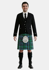Traditional_Hunter_tartan_Kilt_and_Argyle_Jacket_Kilt_Outfits_front_image