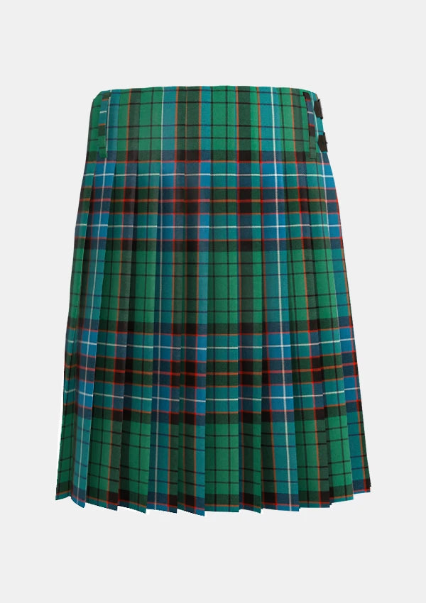 Traditional_Hunter_tartan_back_image_with_pleated_design_and_adjustable_buckles_for_men