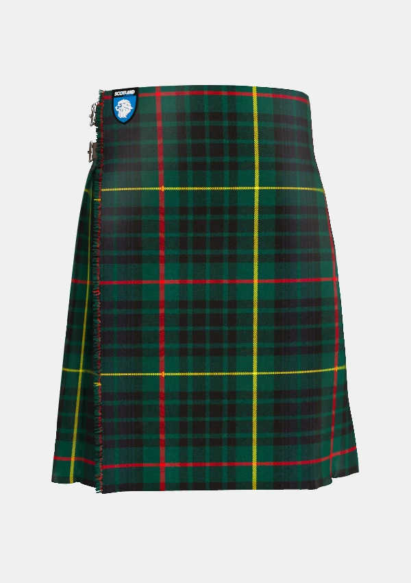Traditional_Hunting_Stewart_Tartan_kilt_front_image_with_pleated_design_and_adjustable_buckles_for_men