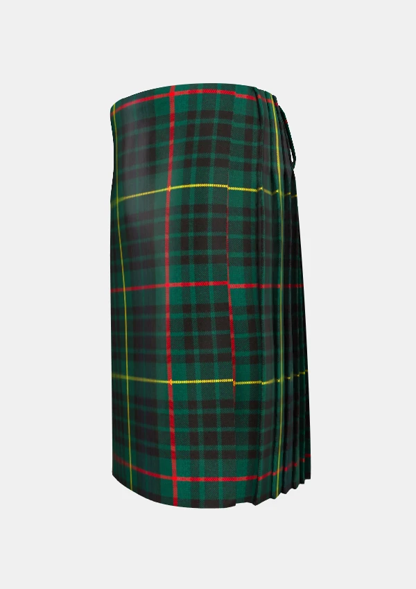 Traditional_Hunting_Stewart_Tartan_kilt_left_image_with_pleated_design_and_adjustable_buckles_for_men