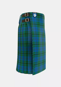 Traditional_Hutton_Ancient_Tartan_kilt_right_image_with_pleated_design_and_adjustable_buckles_for_men