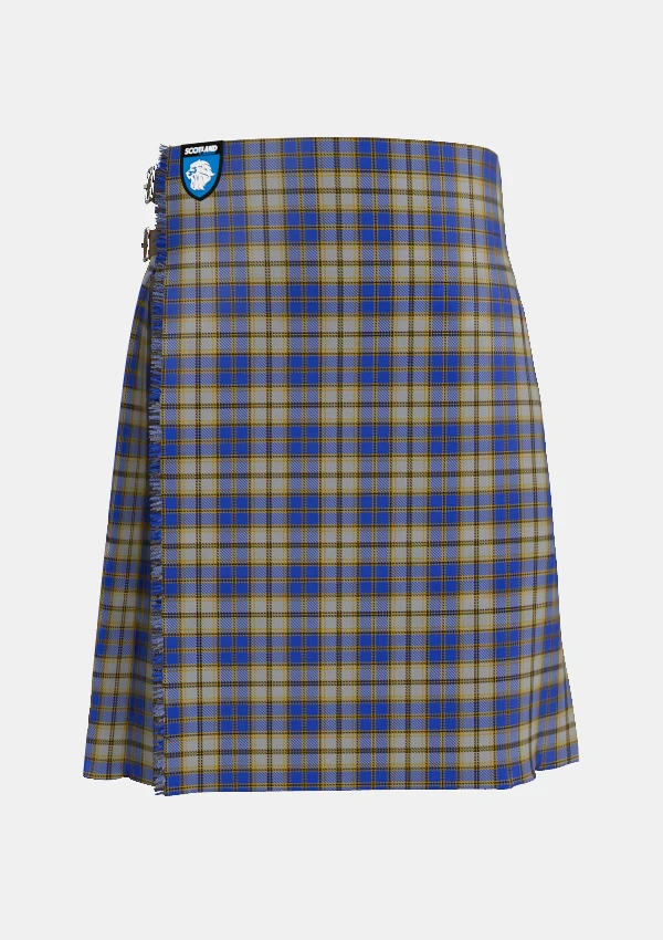 Traditional_Independence_Tartan_kilt_front_image_with_pleated_design_and_adjustable_buckles_for_men