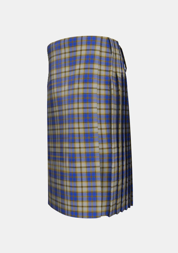 Traditional_Independence_Tartan_kilt_left_image_with_pleated_design_and_adjustable_buckles_for_men