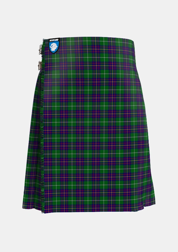 Traditional_Inglis_2_Tartan_1798_kilt_front_image_with_pleated_design_and_adjustable_buckles_for_men