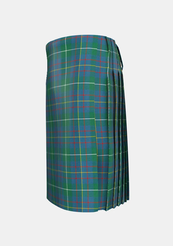 Traditional_Inglis_tartan_1798_kilt_left_image_with_pleated_design_and_adjustable_buckles_for_men