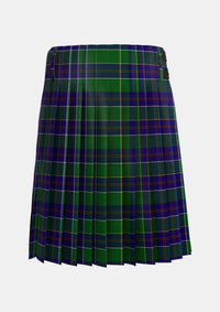 Traditional_Inkster_Tartan_2310_kilt_back_image_with_pleated_design_and_adjustable_buckles_for_men