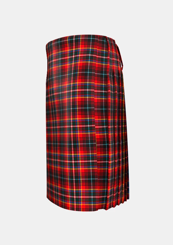Traditional_Innes_tartan_left_image_with_pleated_design_and_adjustable_buckles_for_men