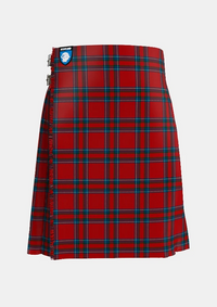 Traditional_Inverness_tartan_front_image_with_pleated_design_and_adjustable_buckles_for_men