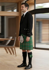 Traditional_Irish_National_tartan_Kilt_and_Argyle_Jacket_Kilt_Outfit_left_image