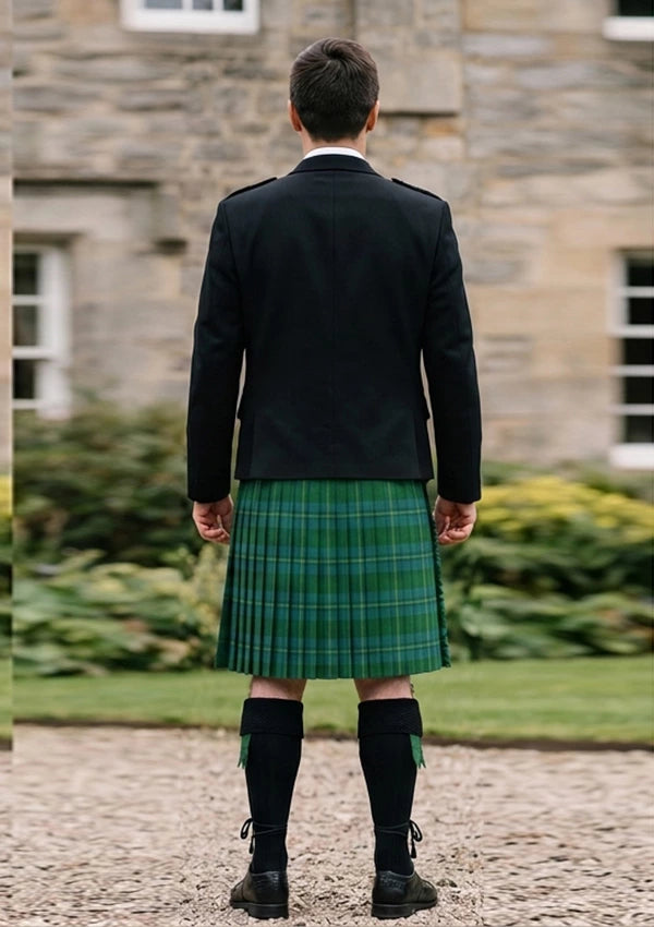Traditional_Irving_of_Bonshaw_tartan_2609_Kilt_and_Argyle_Jacket_Kilt_Outfit_back_image