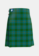 Traditional_Irving_of_Bonshaw_tartan_front_image_with_pleated_design_and_adjustable_buckles_for_men