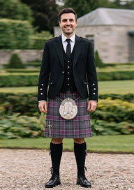 Traditional_Islay_Mist_tartan_12611_Kilt_and_Argyle_Jacket_Kilt_Outfit_front_image