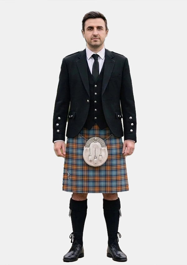 Traditional_Isle_of_Jura_Tartan_Kilt_and_Argyle_Jacket_Kilt_Outfits_front_image