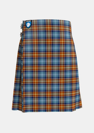 Traditional_Isle_of_Jura_Tartan_kilt_11250_front_image_with_pleated_design_and_adjustable_buckles_for_men