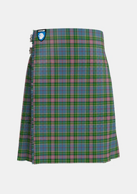 Traditional_Isle_of_Man_Tartan_kilt_3832_front_image_with_pleated_design_and_adjustable_buckles_for_men