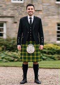 Traditional_Jamaican_National_tartan_10545_Kilt_and_Argyle_Jacket_Kilt_Outfit_front_image