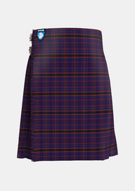 Traditional_James_of_Wales_Tartan_kilt_5736_front_image_with_pleated_design_and_adjustable_buckles_for_men