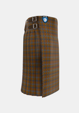 Traditional_Jardine_Tartan_kilt_1432_right_image_with_pleated_design_and_adjustable_buckles_for_men