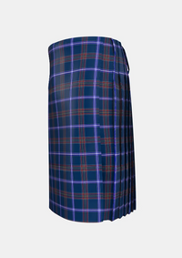 Traditional_Jewish_Tartan_kilt_7615_left_image_with_pleated_design_and_adjustable_buckles_for_men
