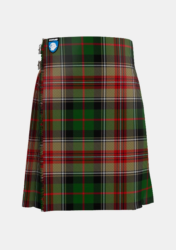 Traditional_Johnson_J_M_Tartan_5286_kilt_front_image_with_pleated_design_and_adjustable_buckles_for_men