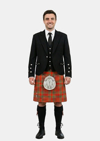 Traditional_Johnston_tartan_Kilt_and_Argyle_Jacket_Kilt_Outfits_front_image