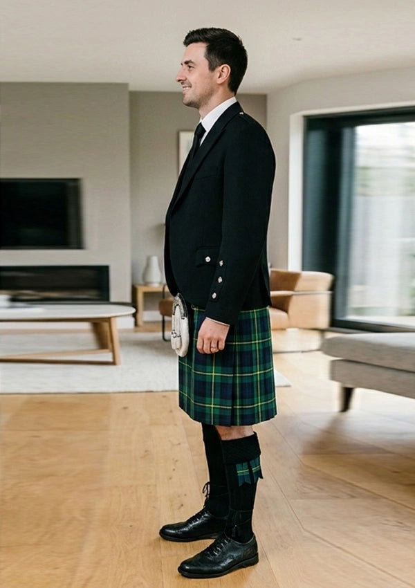 Traditional_Johnstone_tartan_Kilt_and_Argyle_Jacket_Kilt_Outfit_left_image