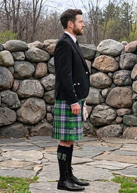 Traditional_Jones_Welsh_Tartan_Kilt_and_Argyle_Jacket_Kilt_Outfit_right_image
